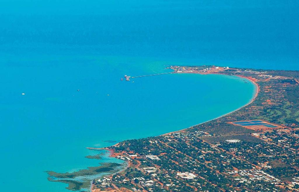 Ichthys LNG Project Broome Update August 2016 Roebuck Bay, Broome, Western Australia.