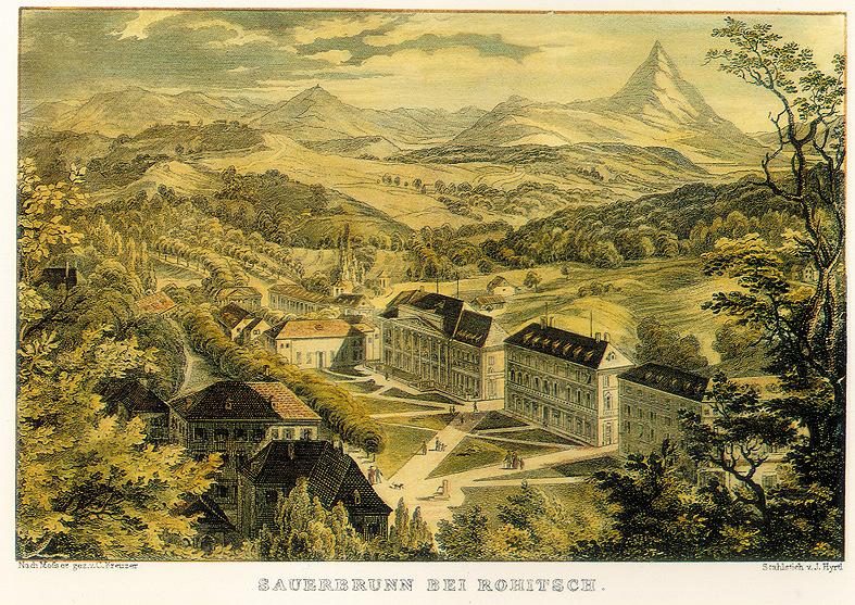 Do leta 1858 so zgradili hotel Styria, Zdraviliški dom z znamenito Zdraviliško dvorano (danes Kristalna dvorana) ter hotel Strossmayer.