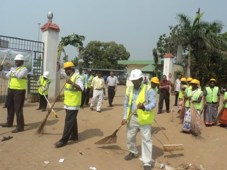 October, and a mass cleanliness drive was conducted in the surrounding areas.