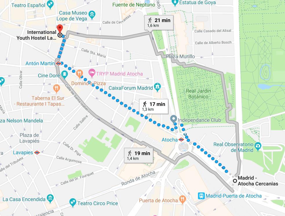 UPM Athens Programme November 2018 3. HOW DO I GET TO THE ACCOMMODATION? FROM THE AIRPORT: Option 1 - Metro: Take the metro in any airport terminal, Line 8 to Nuevos Ministerios.