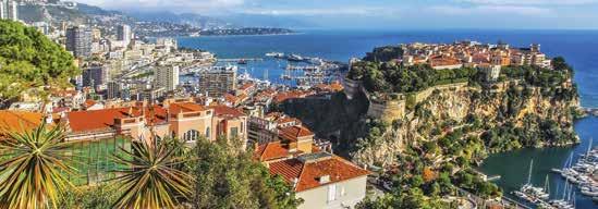 PROGRAM HIGHLIGHTS Indulge in splendid Monte Carlo en route to inspirational Antibes, explore the magical Cote D Azur in mesmerizing Portofino, experience the Renaissance masters in Florence or Pisa