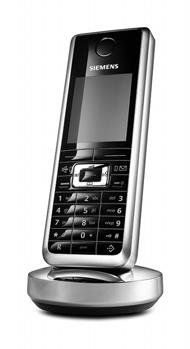 Dodatna oprema Gigaset SL56 telefon u Osvetljeni grafički kolorni displej (65k boja) u Osvetljena tastatura u Razgovor u režimu bez upotrebe ruku u Polifone melodije zvona u