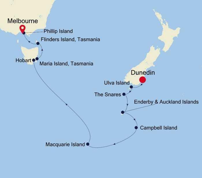 By combining the Sub-Antarctic Islands with Tasmania and Phillip Island, there is the chance to see various different species of penguins, albatrosses and mollymawks and even be present when the