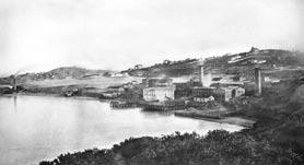 Industrialization of Black Point Cove, ca. 1869.