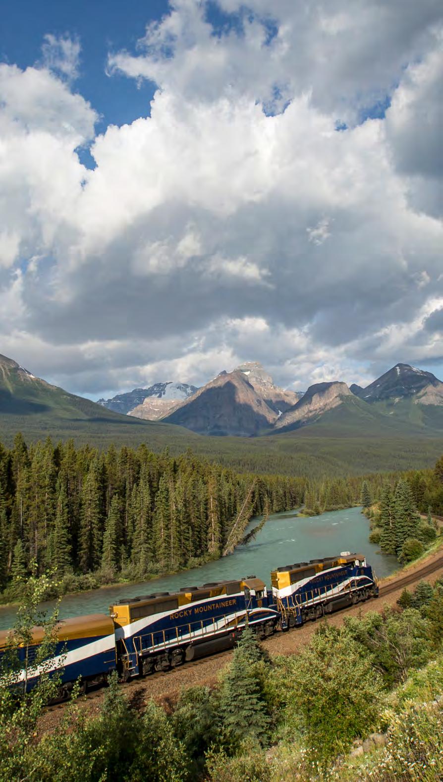 Head north to experience the humbling proportions and famed beauty of the Canadian Rockies.