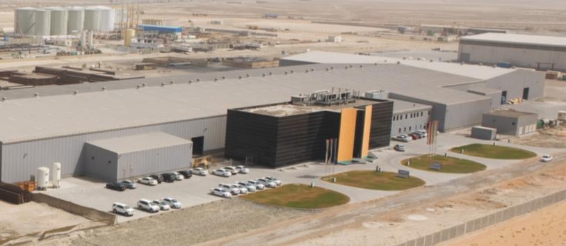 000 sqm production area Unger Steel Middle East FZE in Sharjah