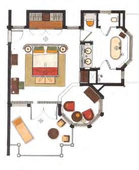 SUITES PLANS* Suite 62 m² Junior Suite 81 m² Senior Suite 102 m² Ocean Suite 104 m²