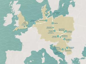 Germany, Denmark, Netherlands This tour of Eastern Europe begins at the
