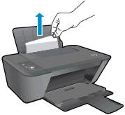 Uklanjanje zaglavljenog papira Pomoću sljedećih koraka pokušajte ukloniti zaglavljeni papir: Uklanjanje zaglavljenog papira iz ulazne ladice 1.