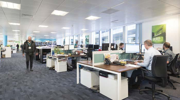 The office floors benefit from good floor to ceiling heights and excellent natural light.