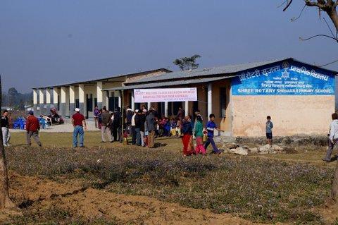 SHREE ROTARY SHRIJANA PRIMARY SCHOOL NEPAL We were fortunate to visit the inauguration of the extension of the Shree Rotary Shrijana Primary School, Nepal.