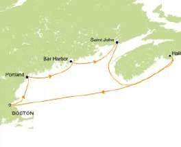 23 Grandeur of the Seas 9 Night Canada & New England Cruise September 5-14, 2019 Sailing roundtrip from Baltimore, MD to Boston, MA, Portland and Bar Harbor, ME, Saint John, NB, and Halifax, NS