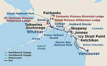 You ll board your ship in Whittier for 5 days of beautiful views and exciting ports including Juneau, Skagway, and more!
