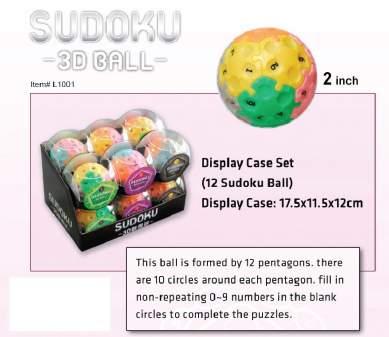 Sudoku Ball MOQ: 12 pcs/ pack