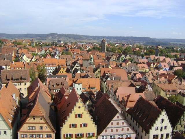 View of Rothenburg from the