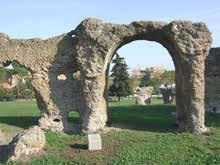 Area of the Seven Aqueducts A Feast for the Eyes That Should Not Be Missed By bike On foot Bounded by the Cinecittà and Quarto Miglio (Fourth Mile) neighborhoods, the Via Appia Nuova, and the Via