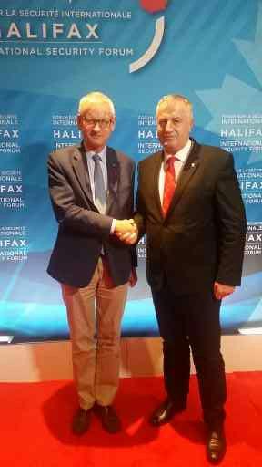 Minister Berisha with a full agenda in Halifax, Canada Monday 20th Nov 2017 Minister of Kosovo Security Force, Mr.