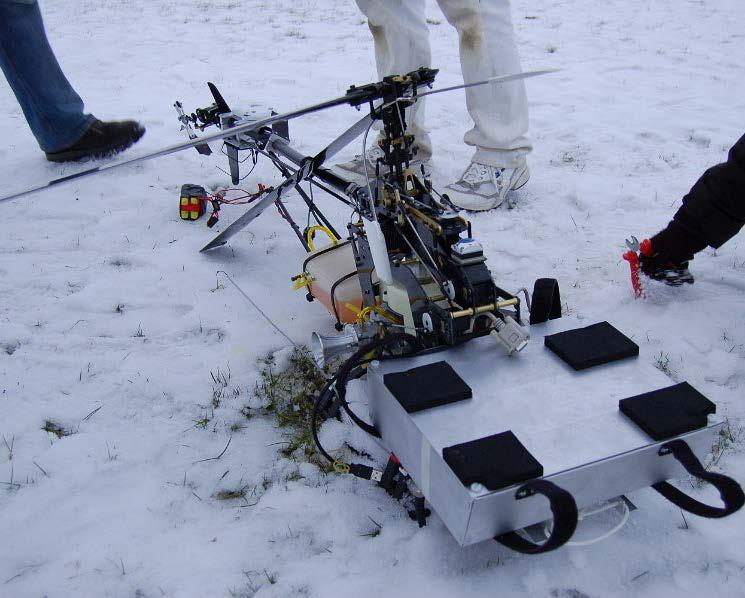Bergen crash During step tests the helicopter suddenly became unstable and the pilot conducted a safety landing. A maneuver was too extreme and the main rotor struck the GPS antenna.