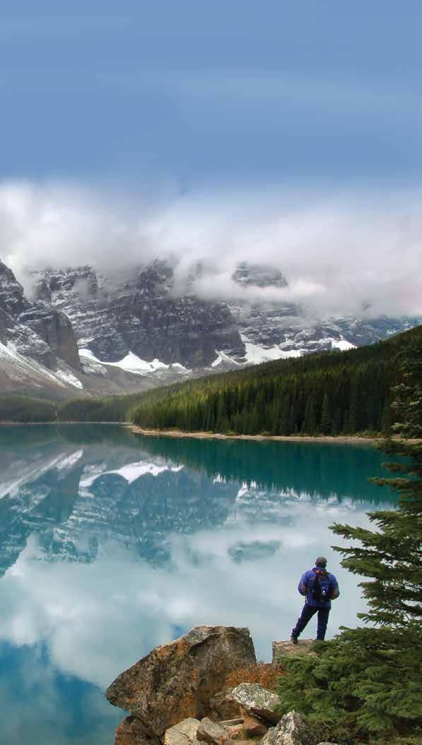 Dear Badger Traveler, Venture north for a well-paced journey to Canada s glorious Rocky Mountains.