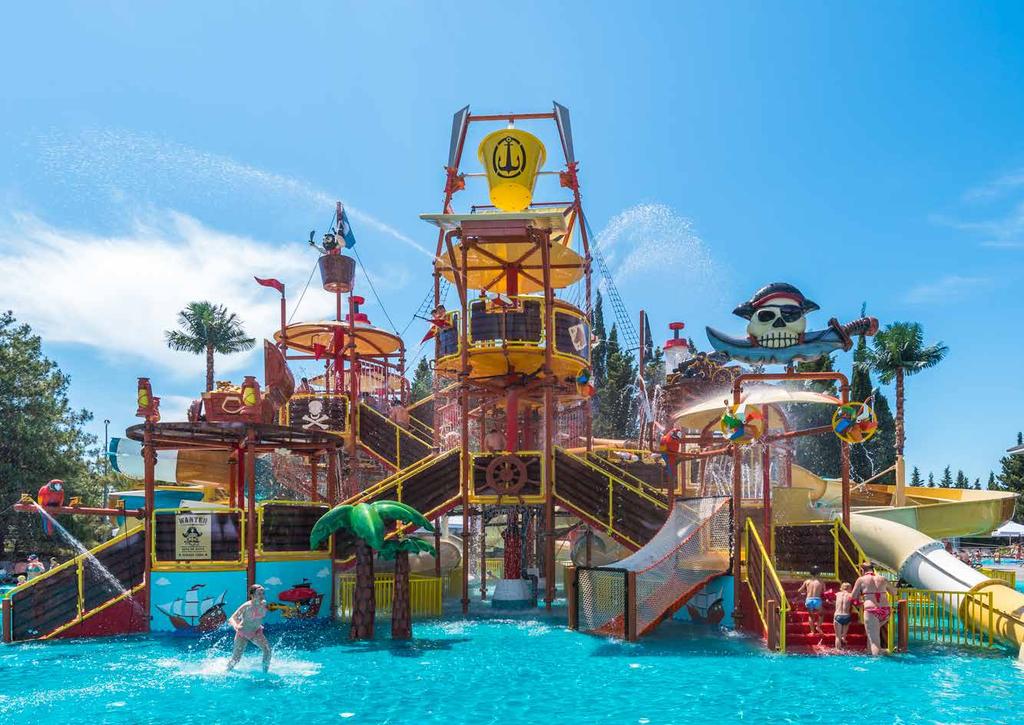 PIRATES OF THE OCEAN Polin s themed multi-level water play structure, is designed for a more enjoyable water play experience.