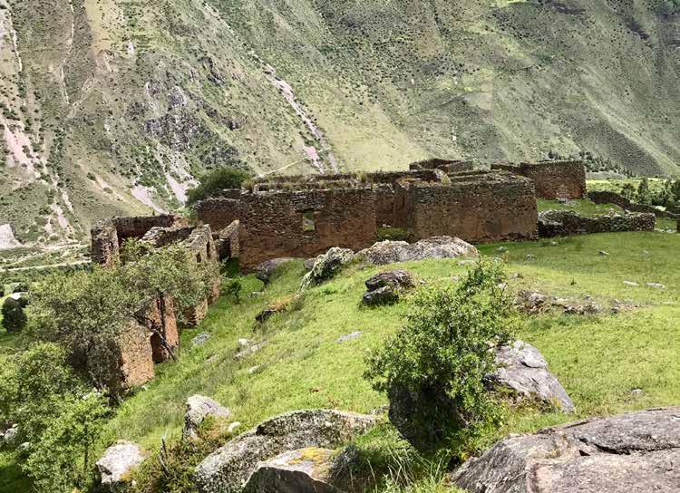 Inca stone town.