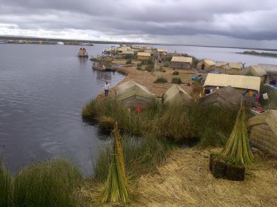 These Andean natives have built their own islands out of reeds, stacking new layers to form floating structures dozens of meters deep.