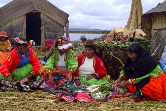 We continue to Taquile, inhabited by Quechua speakers who have developed, generation after generation, an efficient and original social system, and their own