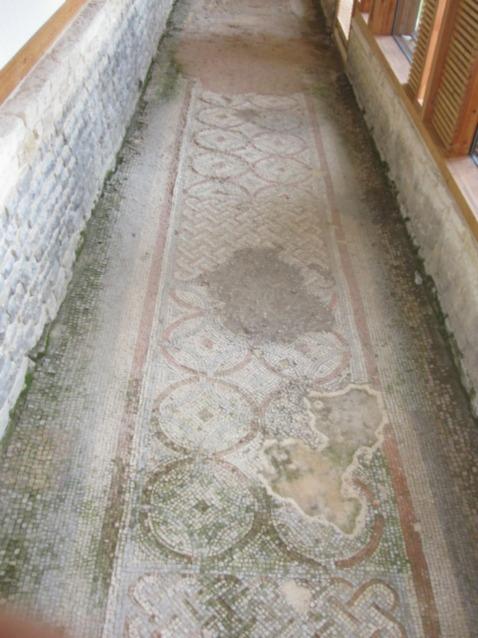 Room (Triclinium) Top Right - Mosaic floor in main gallery
