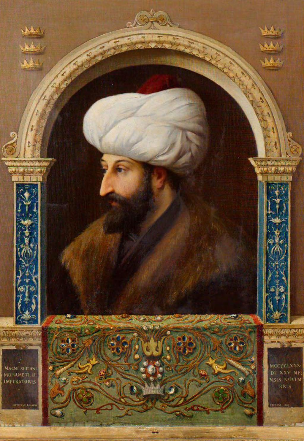 Above: Potrait of Mehmed the