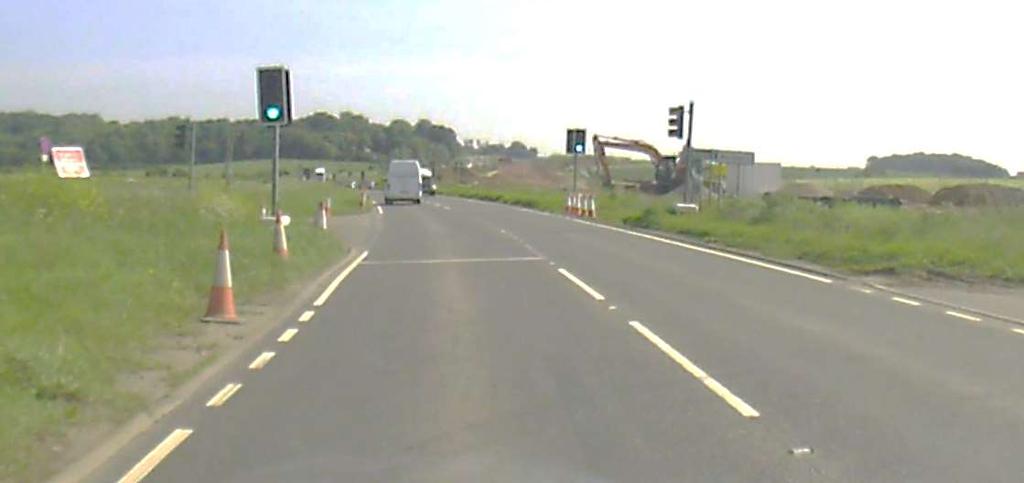 junction of A453 and