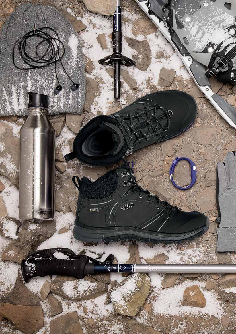 KEEN TERRADORA COLLECTION ELEVATES ADVENTURE FOR FW18 TrailFit spirit embodied in extended all-weather Women s specific Terradora collection Crisp mornings, grey days, wet leaves and frozen footpaths