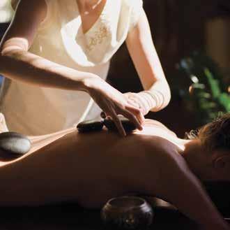the massages and therapies listed in the
