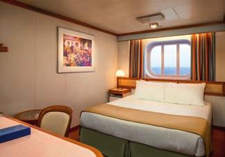 Obstructions do not include certain nautical items like handrails, dividers or ship hardware. For balcony staterooms, the view is determined from the perspective of the balcony railing.