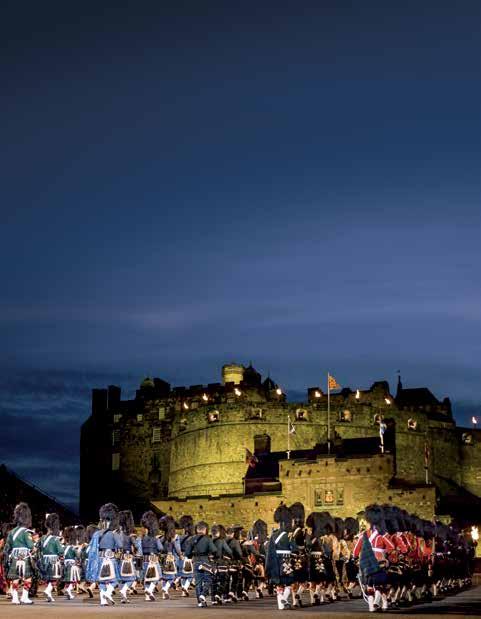 Ireland, Scotland & Wales with Optional Edinburgh Military Tattoo* delight 8 days Roundtrip from Inverness/Loch Ness Discover the famous Royal Edinburgh Military Tattoo at Edinburgh Castle, Scotland