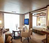 all staterooms feature: The Princess Luxury Bed Refrigerator Flat-panel television Private bathroom with shower Complimentary 24-hour room service^^ Hair dryer Digital security safe OUR MOST