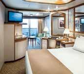 floor-to-ceiling sliding glass doors 1 floor-to-ceiling sliding glass door BALCONY A front-row seat for spectacular scenery on your cruise with a floor-toceiling sliding glass door.