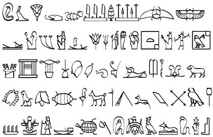 Symbols stood for ideas instead of words f. Invented a writing surface out of papyrus reeds g.