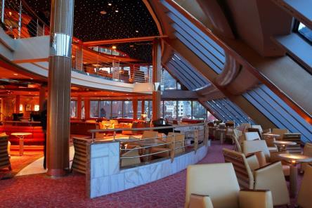 staterooms for two travellers on the middle decks have
