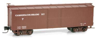Colorado & Southern Road Number C&S 1112 Carson & Colorado Road Number 7 This 30 composite frame wood reefer is painted box car red with black