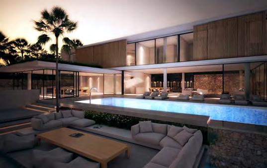 iconic architecture by an international team The architecture and interior design of the nine luxury residences at Cap Blanc Ibiza draws on the idea that each home should enjoy a unique relation with