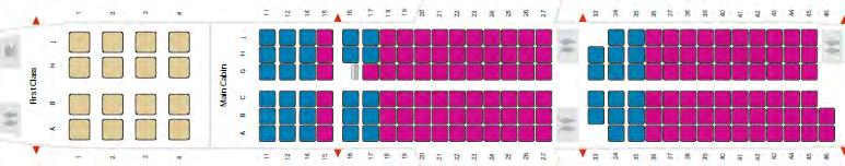 seats (24%) A321neo (189 seats) Main Cabin 192 seats (69%) Premium