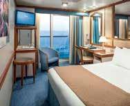Complimentary dinner in a specialty restaurant on embarkation day** Priority specialty dining and shore excursion reservations Complimentary laundry and professional