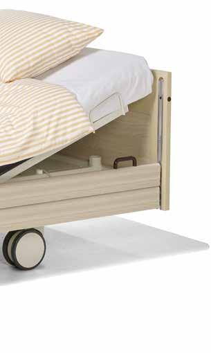 Main features 1 Mattress base width 10 cm for increased comfort and safety Maximum load (SWL) 85 kg