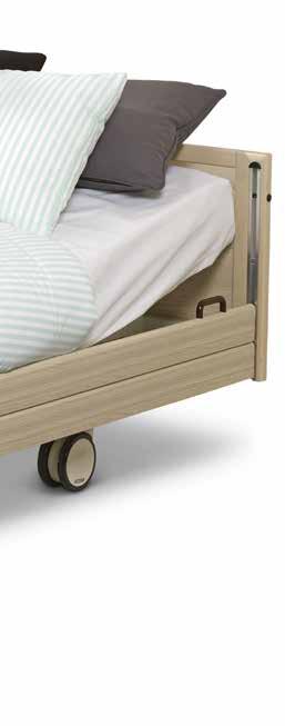 Main features 1 High load capacity, SWL 60 kg Low bed height (from cm) improves patient safety and independence Back section sliding mechanism prevents patient slipping downwards and improves comfort