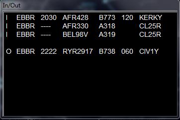 2.5. Flight strip IvAc is able to show an extract of the flight plan of a selected aircraft in a flight strip format. This flight strip shows various information: 1.