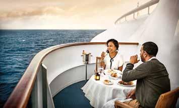 timeless indulgences While cruising the scenic shores of Australia & New Zealand, you ll discover our range of local flavors is as limitless as the sea.