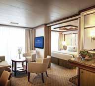 SUITE Our most spacious option, with all the amenities of Club Class plus premiums, such as complimentary laundry and mini-bar set up.