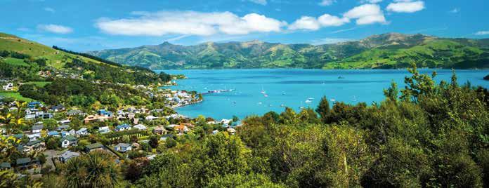 RECOMMENDED Akaroa village on Banks Peninsula akaroa, new zealand Stroll the picturesque town s hilly streets and admire the French signs that harken back to its days as