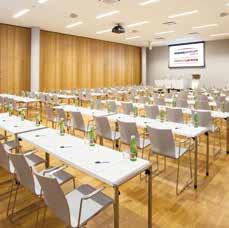 to accommodate around 1,000 guests and offers the possblty of parallel use. The congress halls also offer functonal versatlty and can stage congresses for up to 5,000 people.