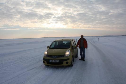 GOOD POTENTIAL Latvians are curious about Estonian ice roads, but there is not much information available.